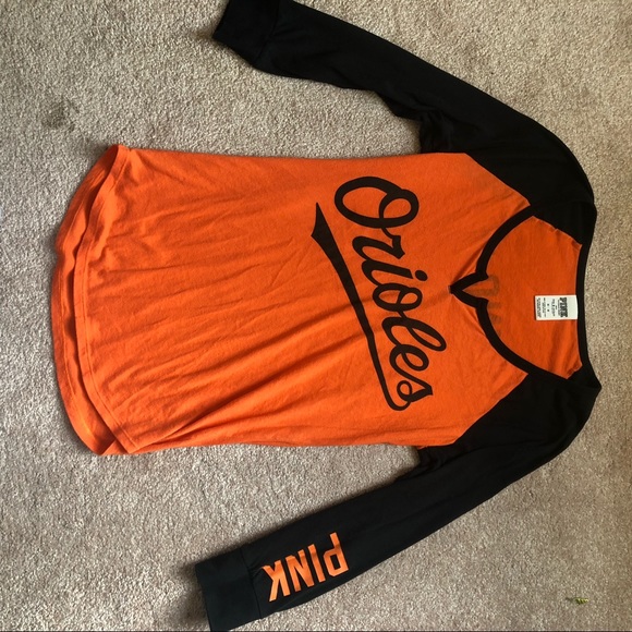 Orioles apparel VS PINK QUARTER SLEEVE - Picture 1 of 5